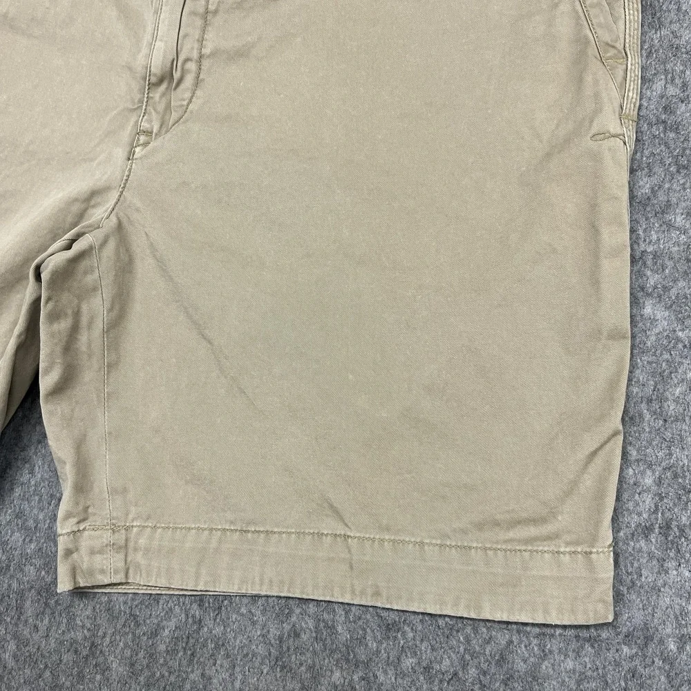 Polo Ralph Lauren Shorts Mens 48 Big Beige Classic Fit Chino Cotton Casual Prep‎
